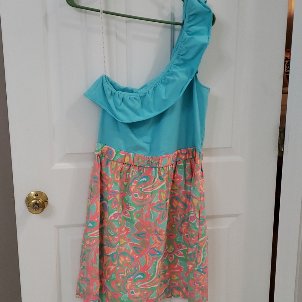 Lilly Pulitzer one shoulder dress